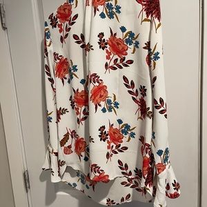 Loft flower blouse. Large. Worn once.